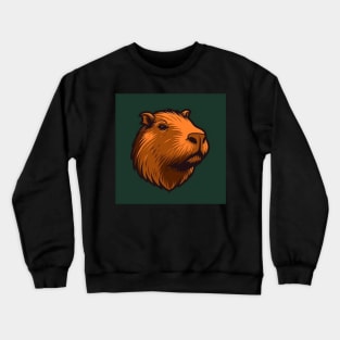 Majestic Capybara Crewneck Sweatshirt